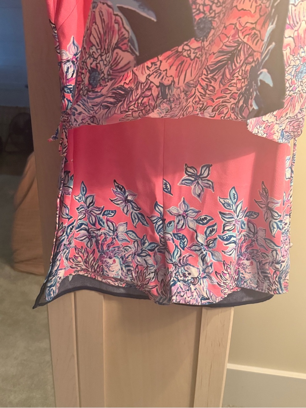 Lilly Pulitzer Coral Pink Party Dress - Picture 2 of 4